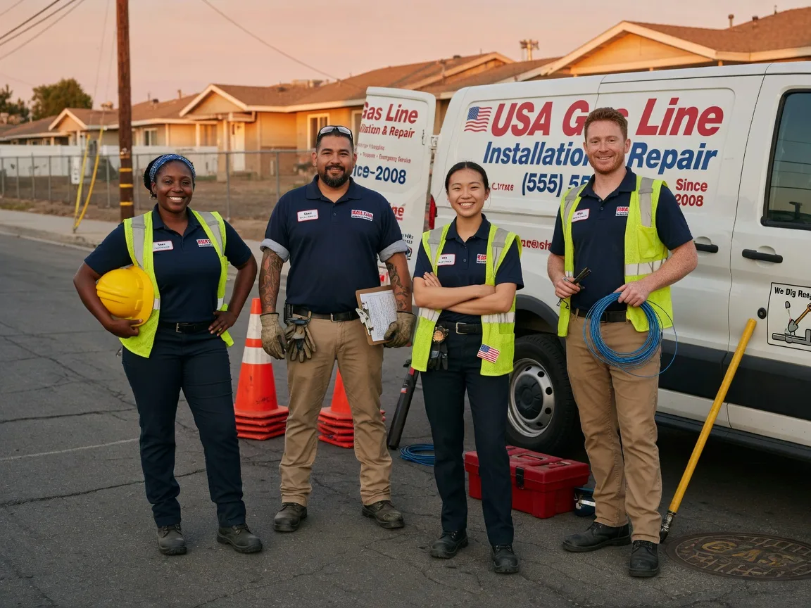 Gas Line Installation company in Diamond Point, NY